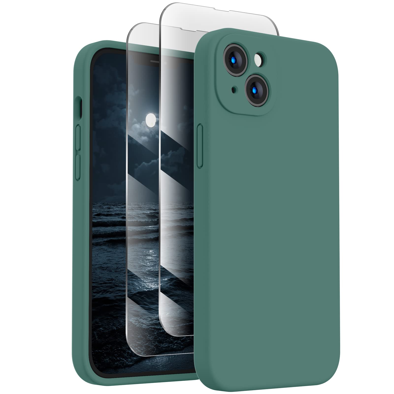 FireNova Designed for iPhone 14 Case, 6.1", Midnight Green