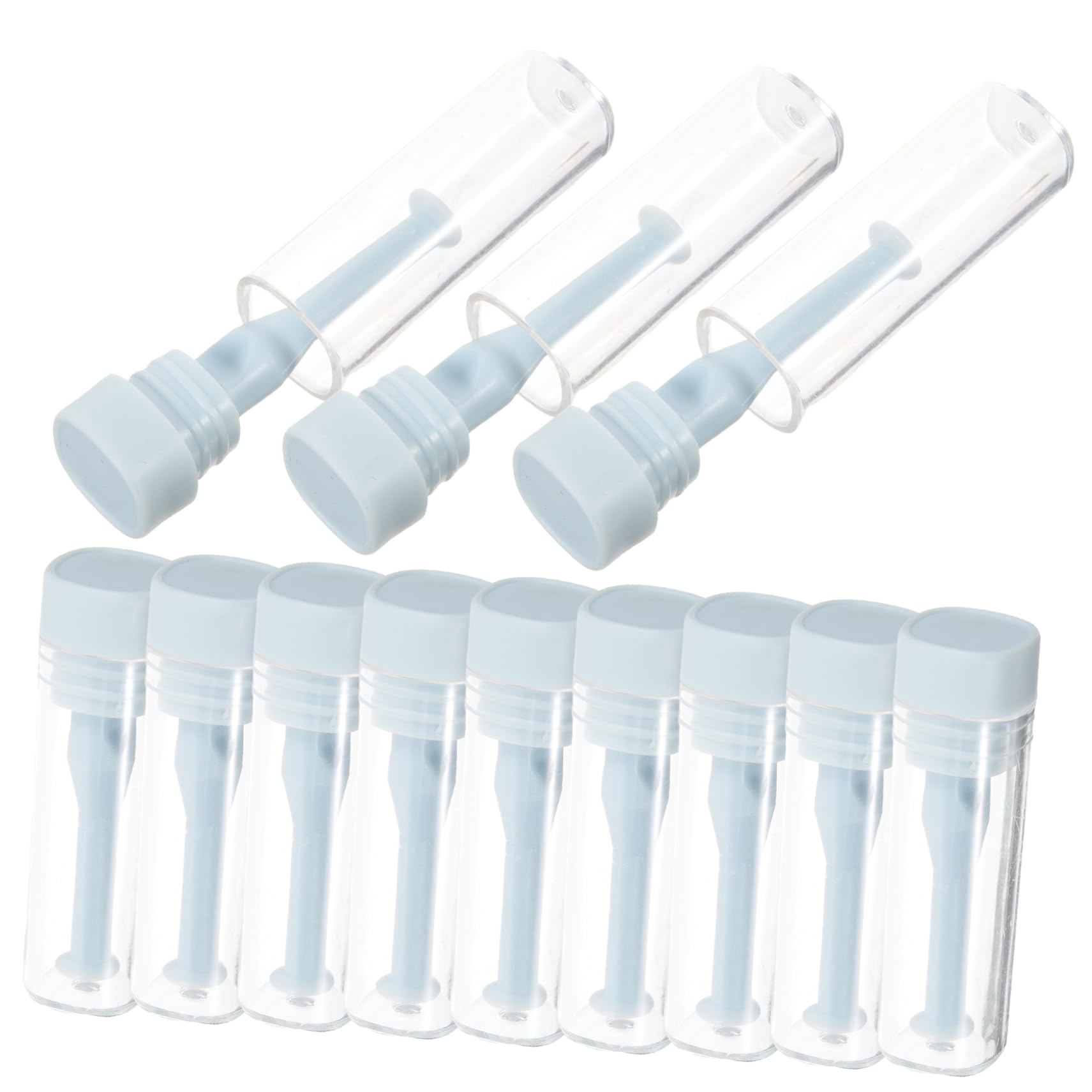 4 Ensembles Applicateurs De Lentilles De Contact Invisibles De Silicone Souple Outils Pour Retrait Facile Pour Voyage Et Usage 12 Pièces * 4