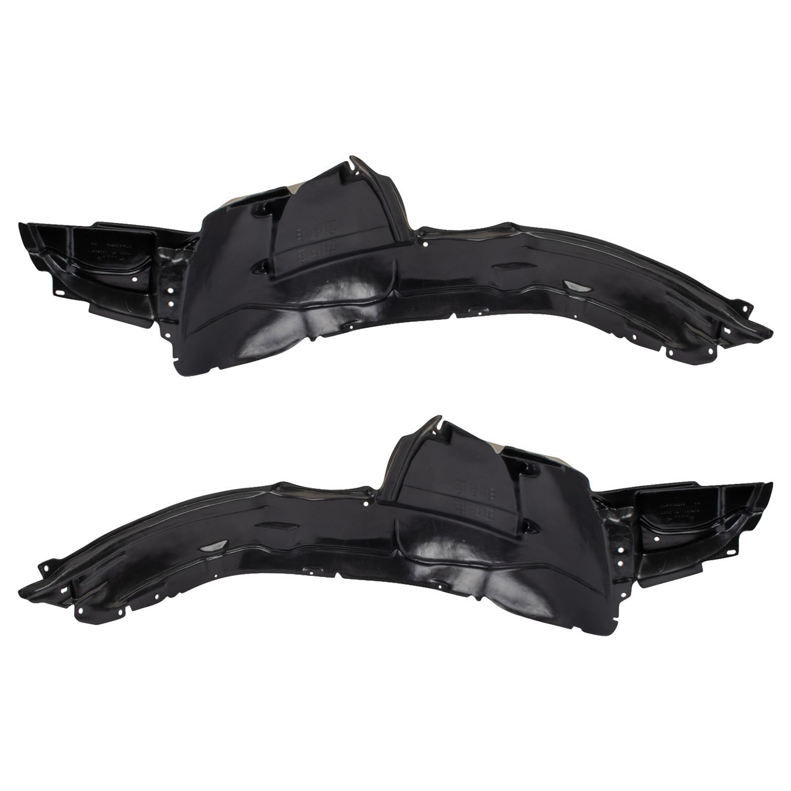 TRQ Inner Fender Liner Set Compatible with 1998-2002 Subaru Forester SU1248112 SU1249112