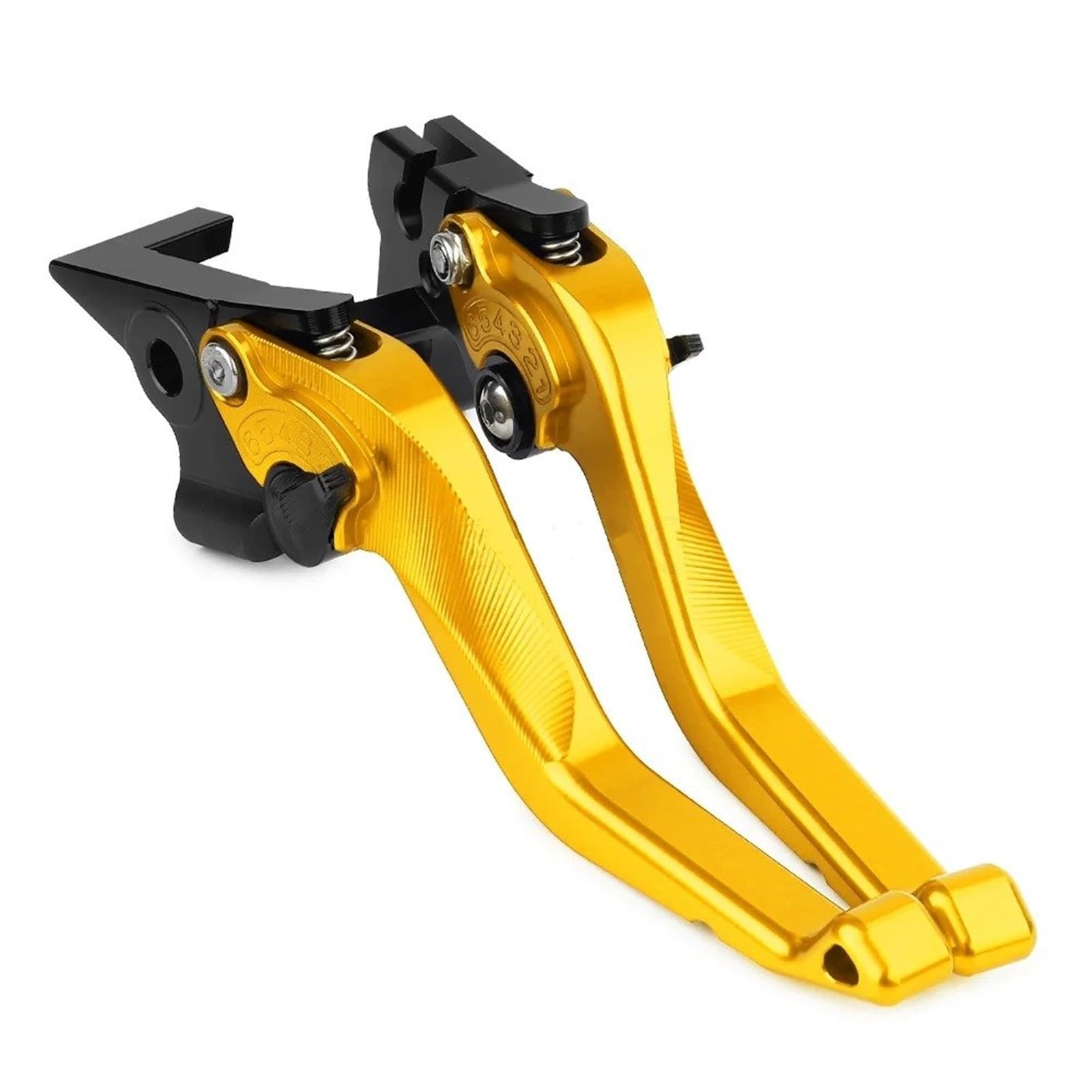 Ublnodk Gold Motorbike Brake Clutch Levers For Mt07 Mt09 Fz07 Fz8 Fz1 Motorcycle Brake Clutch Lever(Gold)