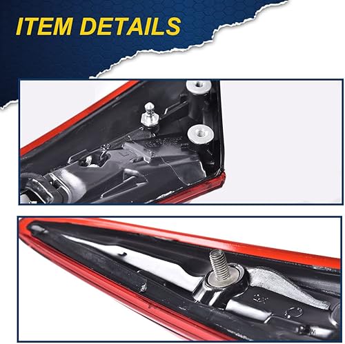 Miniatura 6 de CHEDA Luces traseras interiores, compatibles con Honda Civic Sedan 2016-2020, juego de luces traseras laterales del conductor y del pasajero,