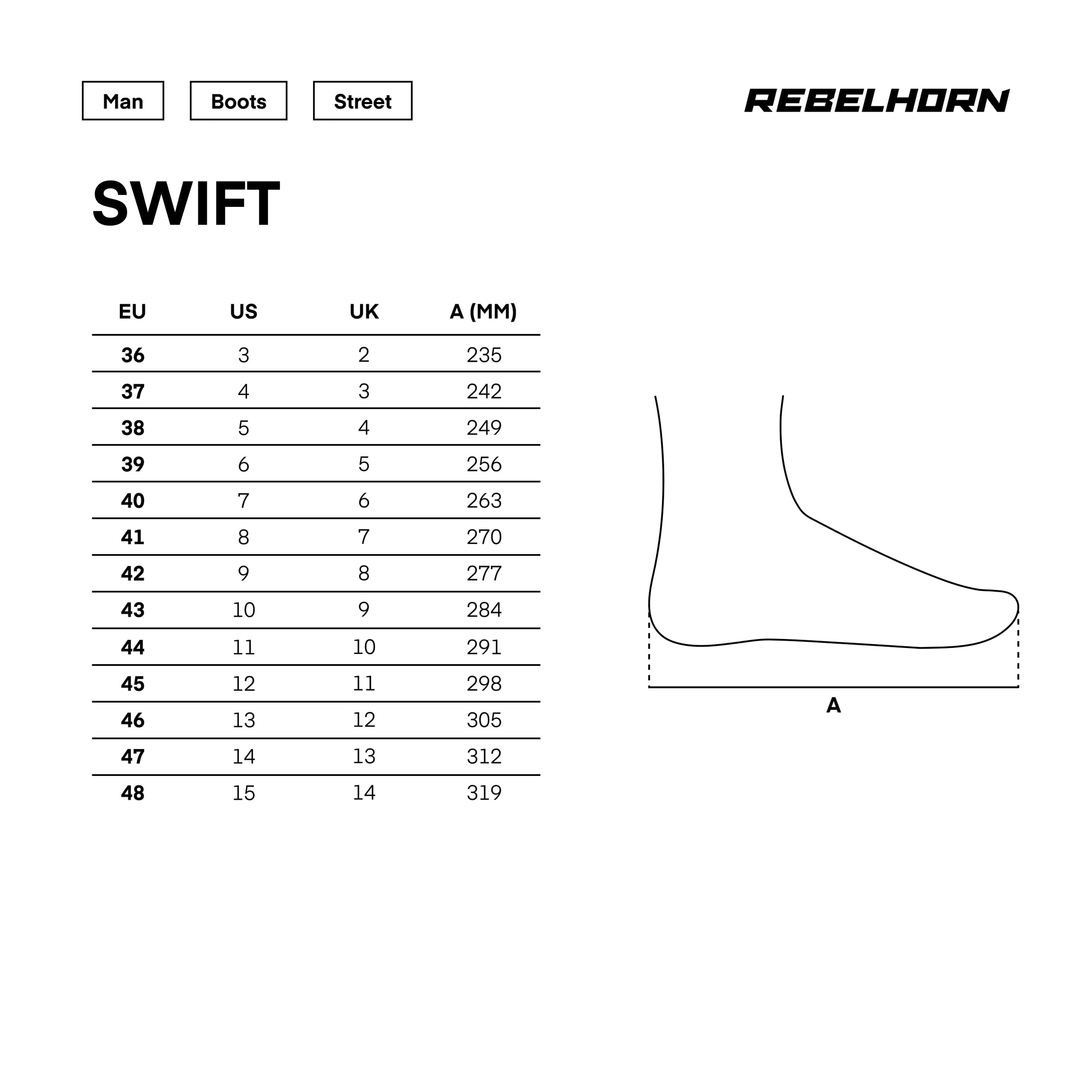REBELHORN Swift Stivali da Moto Donna e Uomo | Pelle PU | Cerniera Lunga | Protezioni per la Caviglia | Dita Rinforzate | Pannelli di Ventilazione in Rete | Taglie fino alla 48