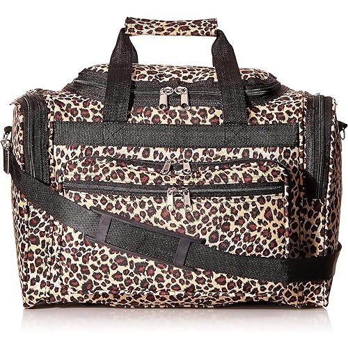 Image of World Traveler 81T16-168 Duffle Bag, One Size, Leopard