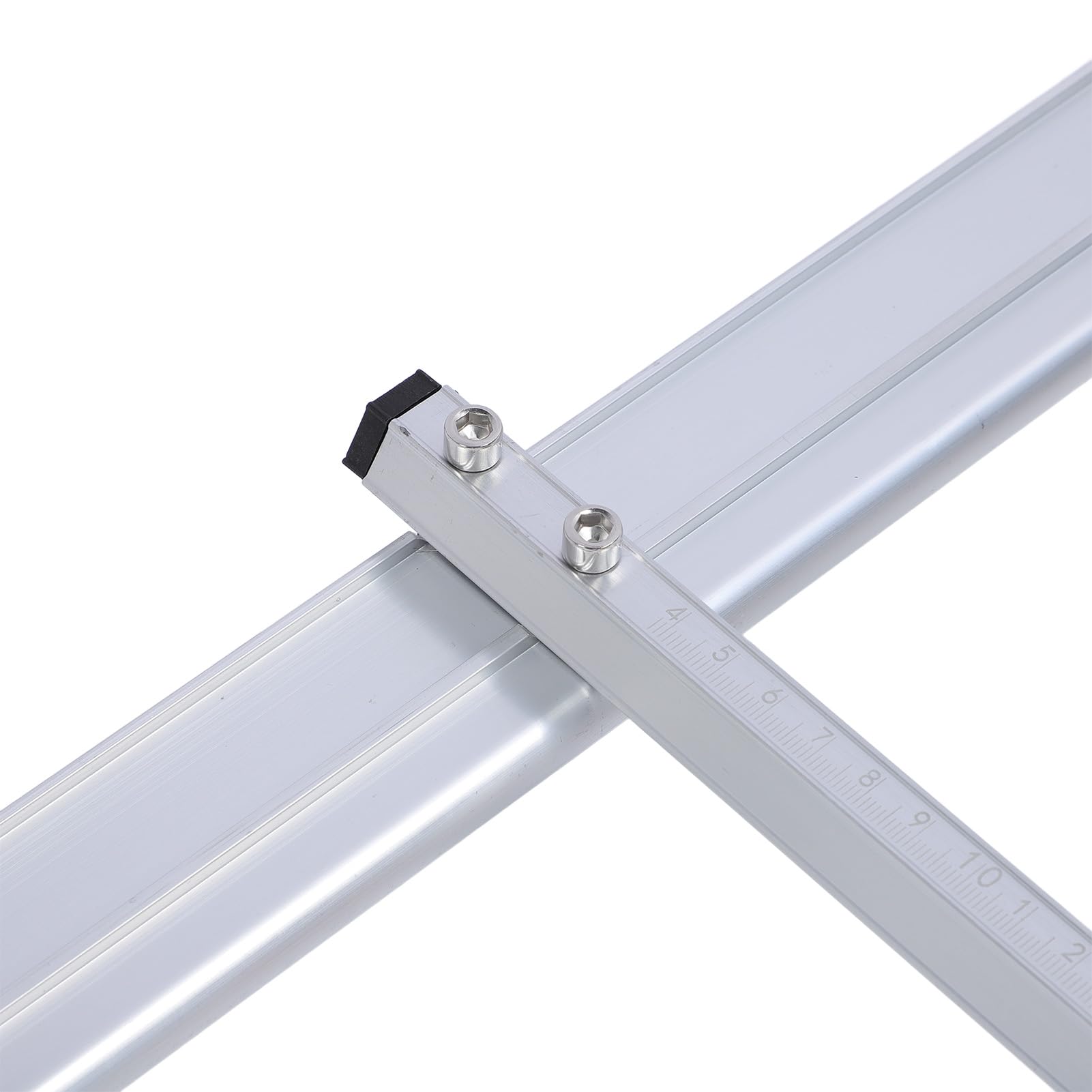 Walfront Narzędzie do Cięcia Szkła w Kształcie Litery T o Długości 60 Cm, Przecinarka T, Automatyczne Smarowanie z 14 łożyskami Rolkowymi do Cięcia Grubego Szkła Typu T i Płytek