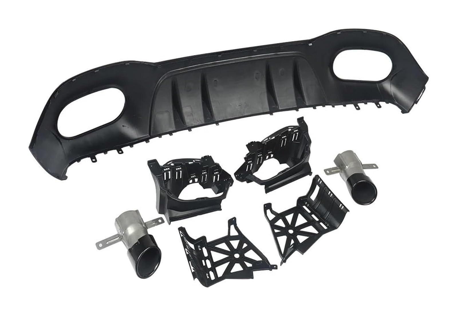 Pour Classe A W177 Pour AMG A35 Style 2019+ Diffuseur Arrière + Sorties D'échappement Accessoires Voiture Becquet Coffre Extrémités