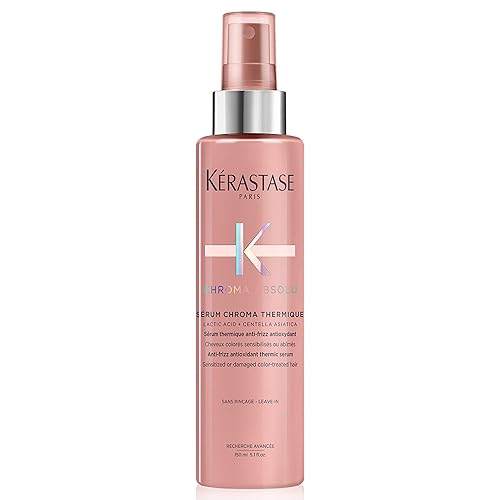 KERASTASE Chroma Absolu Hair Serum for Color-Treated Hair, With Anti-Frizz and Heat Protection - 5 Fl Oz (Pack of 1)