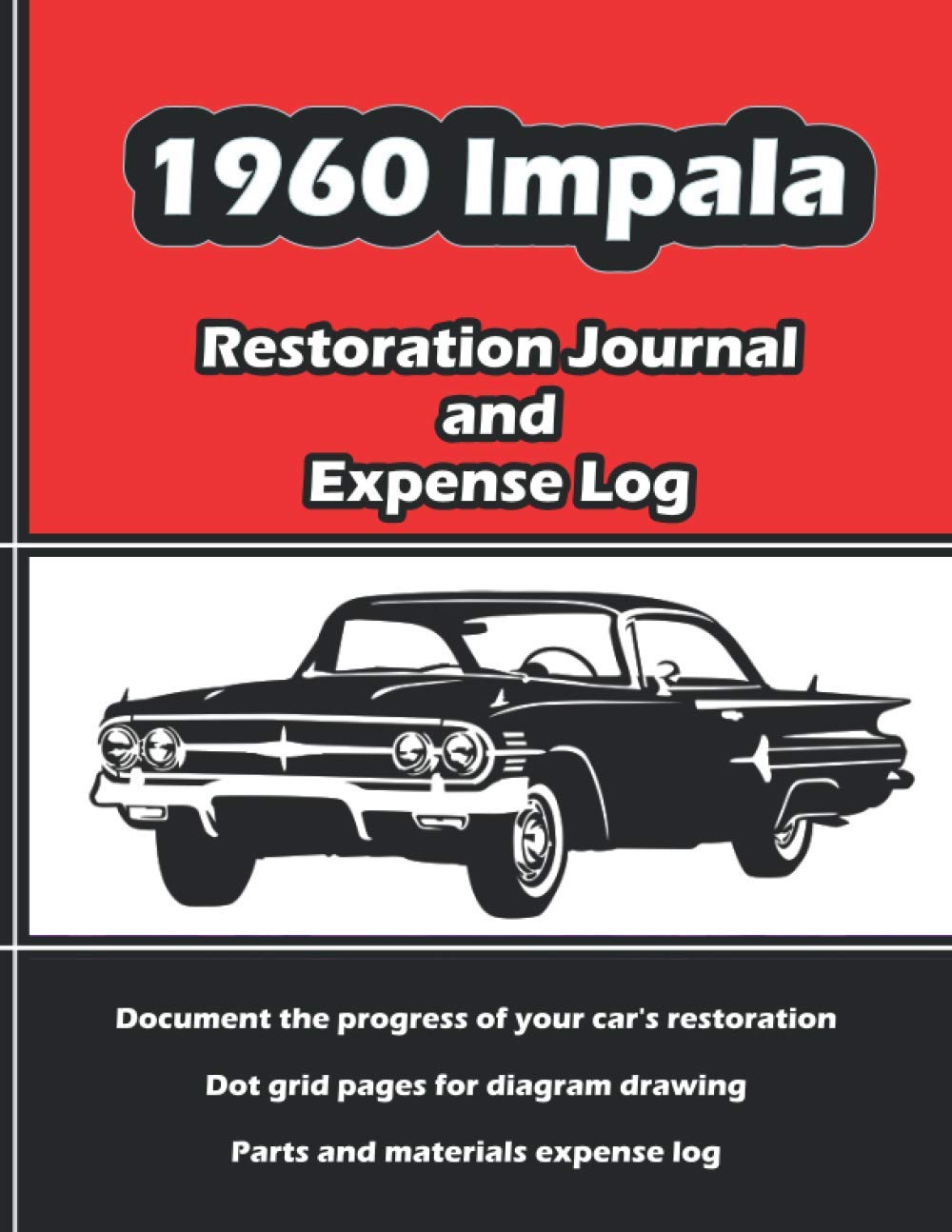 Buy 1960 IMPALA Restoration Journal and Expense Log Vintage car
