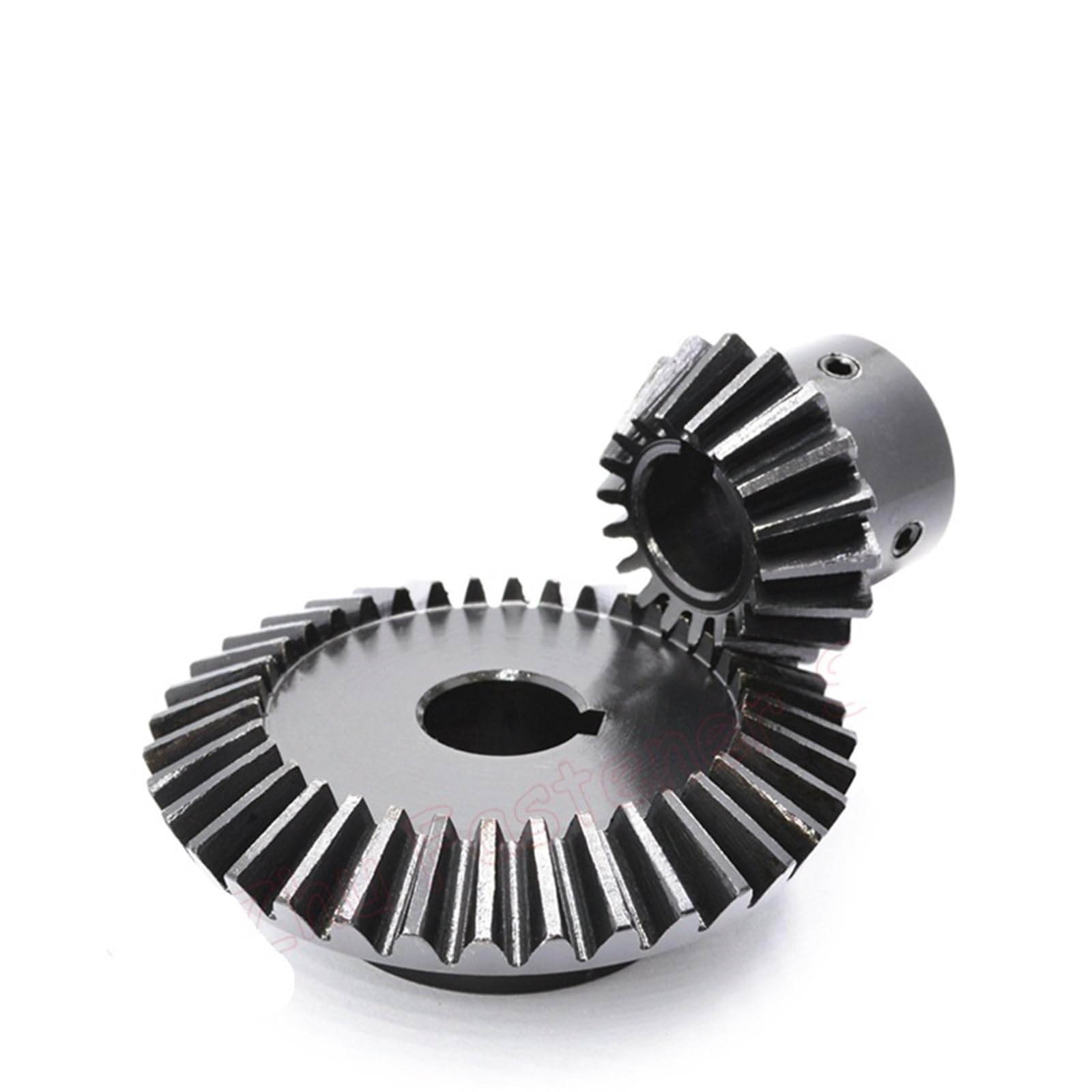 2M Kegelradsatz - 15 Zähne und 30 Zähne, 90 Grad, kompatibel mit verschiedenen Lochgrößen (8-20 mm) - haltbarer 45# Stahl(15mm 30 Teeth)