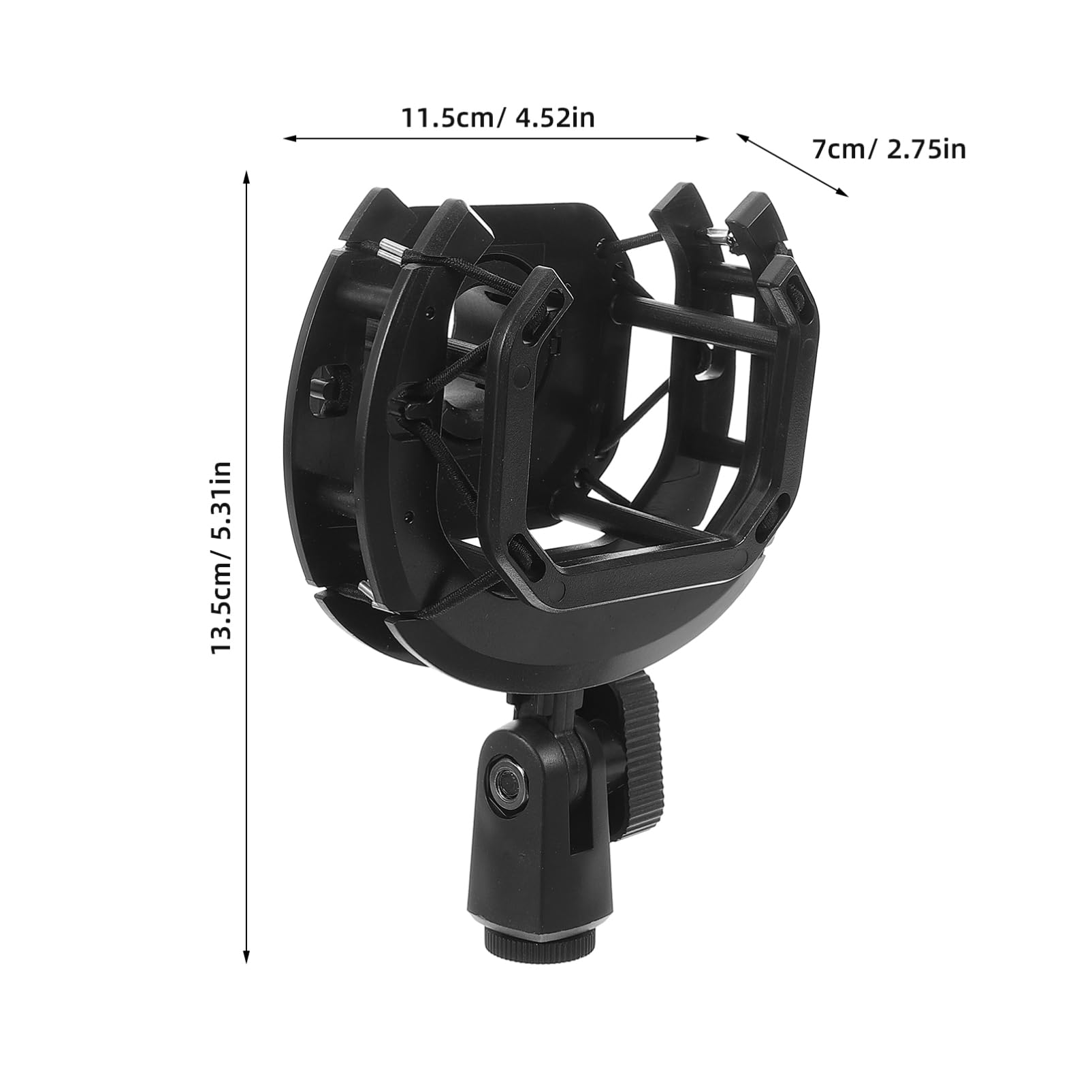 LIFKOME Professional Microphone Shockmount Vibration Mic Holder for Recording Bars and Stages Compatible with Microphones Durable and Stable Design