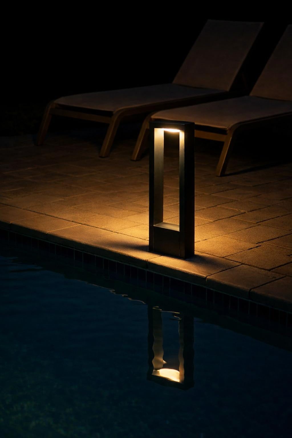 TRIPPING 12W 3 Feet Waterproof Outdoor Bollard Lamp – Black Metal Cage Garden Light with Frosted LED Diffuser for Pathways, Lawns, Driveways, Courtyards, and Landscape Decoration-image-1