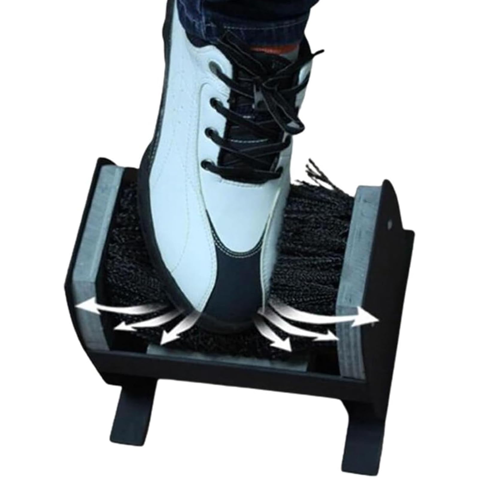 Limpiador De Zapatos/Botas De Golf, Cepillo Raspador Y Limpiador De Calzado, Herramienta De Cerdas Duras para Quitar La Suciedad con Base Estable