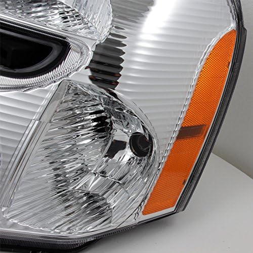 Miniatura 4 de Faros de cristal claro para SUV Chevy Equinox, luz delantera de reemplazo, par de faros izquierda + derecha