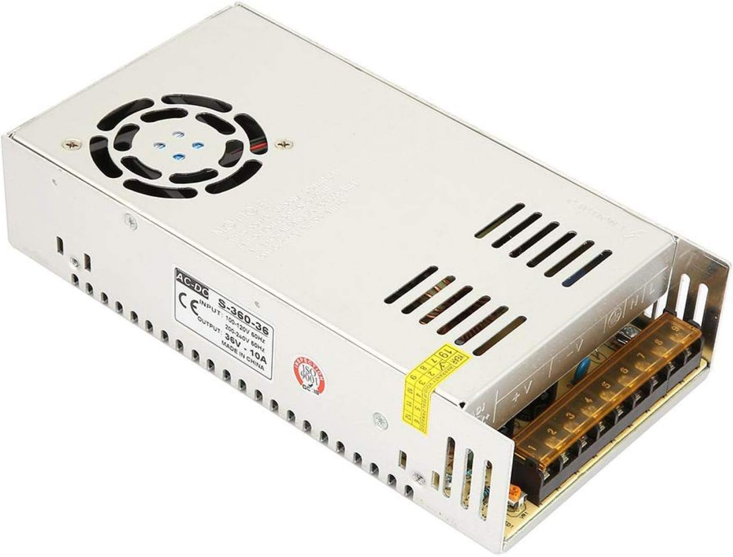 220V AC 36V 10A 360W Switching Power Supply Adapter Voltage Converter for 3D Printing Industrial Automation Equipment Security System