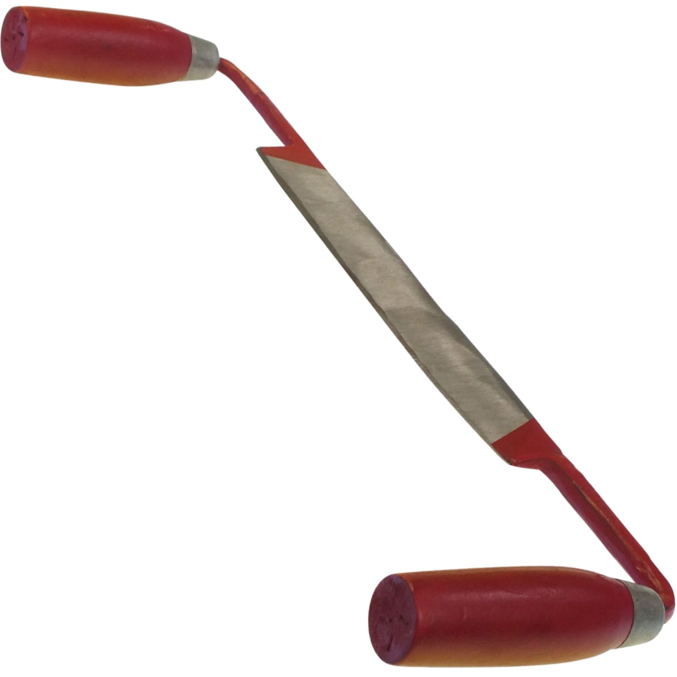 2 TLG Zugemesser 1 x gebogen und 1 x gerade Ziehmesser Abziehmesser Zugklinge Klinge Abziehklinge Zug-Messer Zieh-Messer Schaber Rindenschäler Entrinder Zieheisen Abzieheisen Zugeisen Schaber