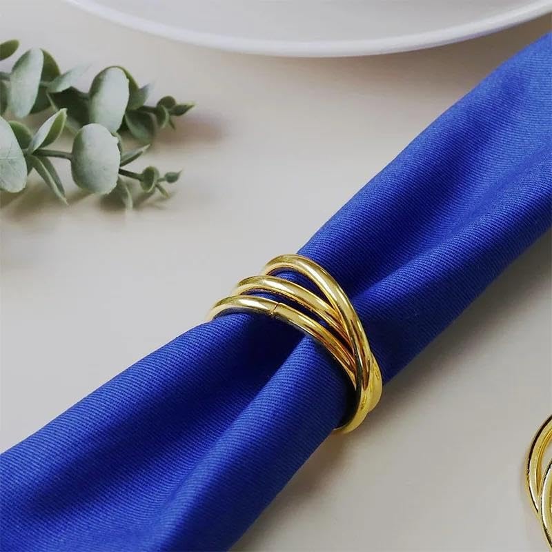 6 szt. Elegancka kreatywna klamra do serwetek w europejskim stylu