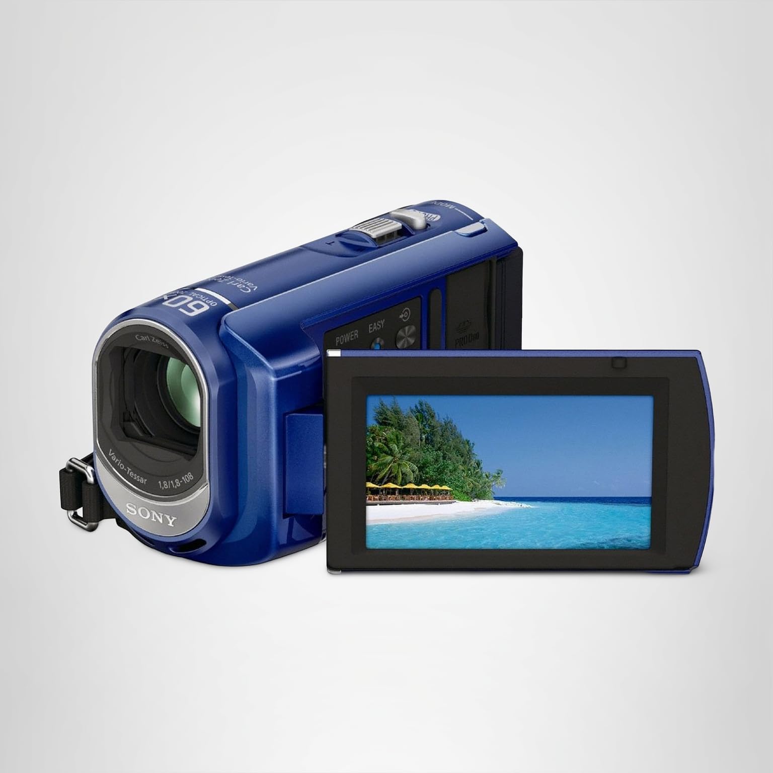 Amazon.com: Sony Videocámara flash DCR-SX41 con zoom óptico 60x