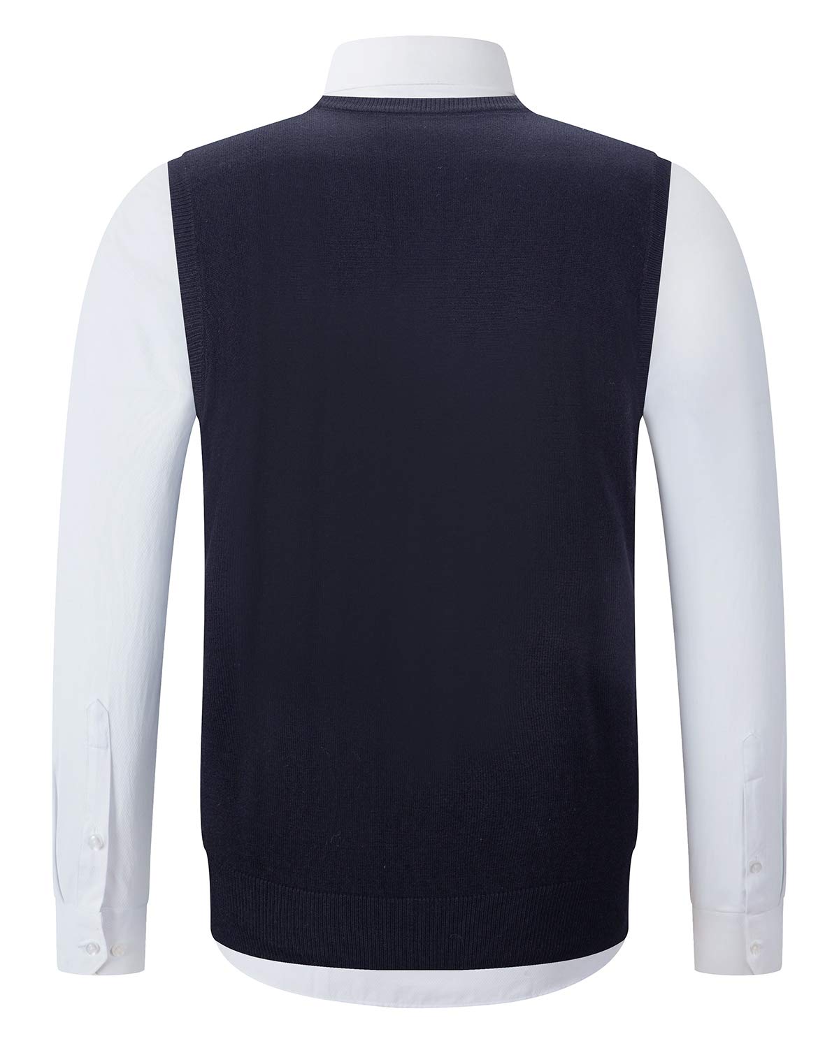 Hombre Invierno Sin Mangas con Cuello En V Chaleco Casual de Punto Chaleco suéter Caballero Suéter Cardigans Tank Tops
