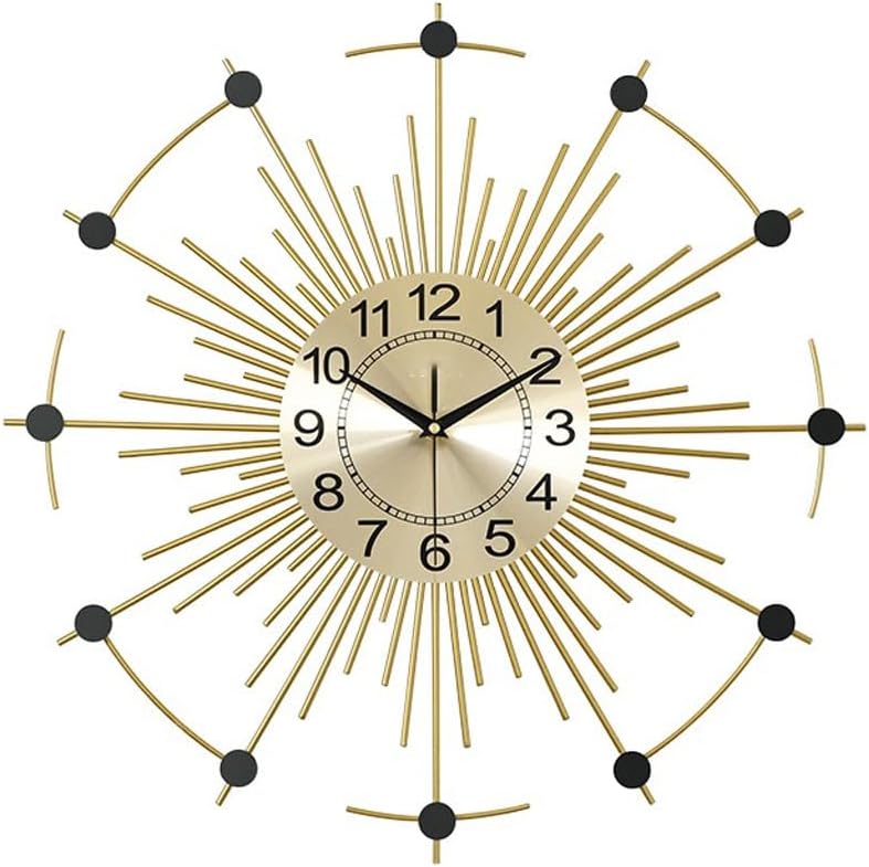 Wall Clock Creative Clock Wall Clock Living Room Fashion Home Decoration Wall Clock Light Luxury Art Wall Clock Clock for Wall(Small)