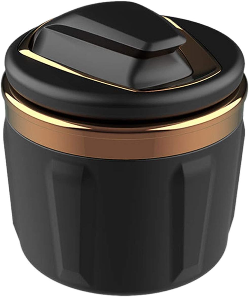 Car Ashtray Exclusively for BMW 1/3/5/7 Series and X1/X3/X5/X6, with LED Light and Lid, Detachable and Portable