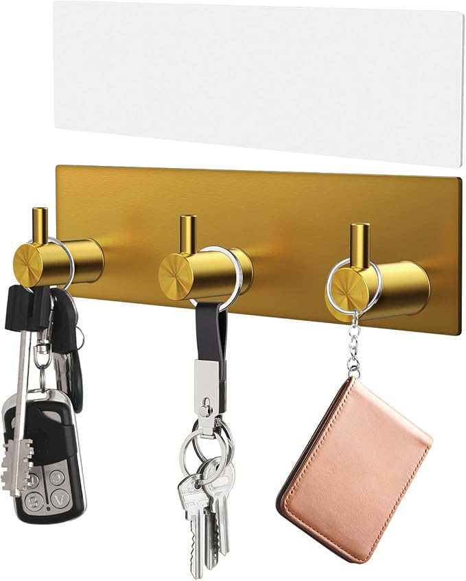 Amazon.com: VIS'V Key Holder Wall Mount, Small Metal Self Adhesive Key ...