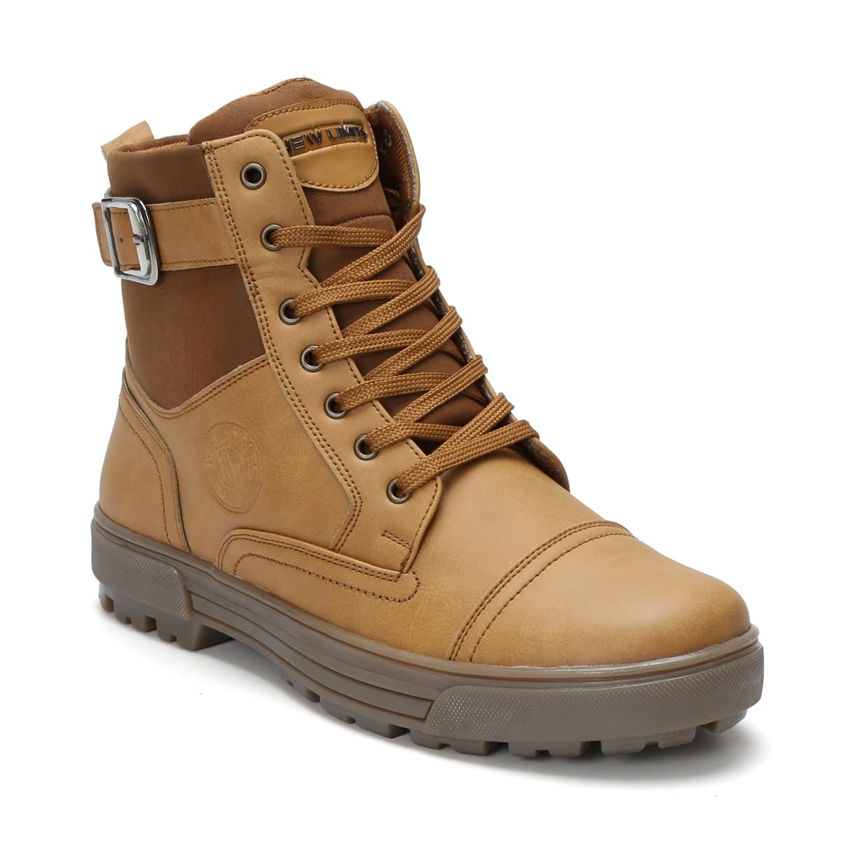 New Limits THOR High Ankle Zipper Biker Shoes (CAMEL, 10) (B0D1YJK3DG) Amazon Price History, Amazon Price Tracker