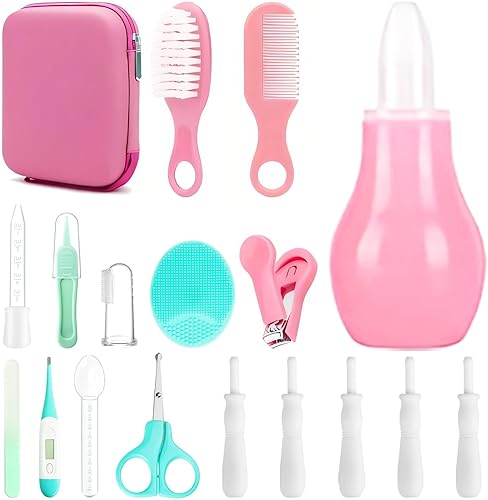 Kit de cuidado de la salud y aseo del bebé para niños recién nacidos, kit de cuidado de bebé de seguridad mejorada, juego de cuidado de la salud del