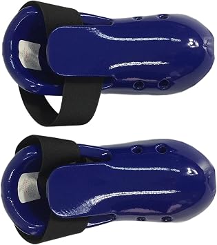 Taekwondo Foot Protector Karate Guard Martial Art Foam Shoes with Adjustable Strap for Sparring