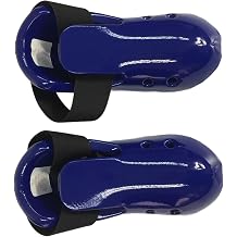 Taekwondo Foot Protector Karate Guard Martial Art Foam Shoes with Adjustable Strap for Sparring