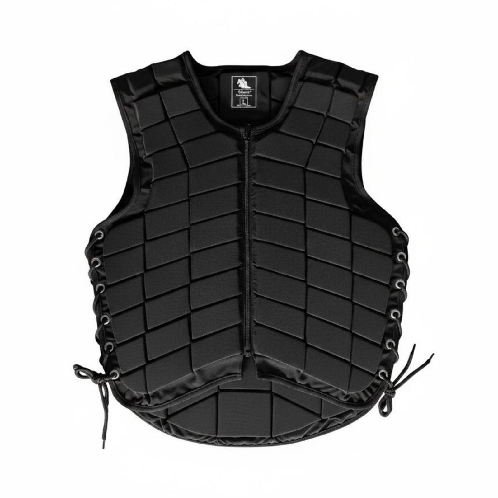 harayaa Gilet Protettivo Equestre Gilet Cavallo Giubbotto Allenamento Cavalleria con Struttura Imbottita Eva E Fodera Poliestere per Assorbimento Urti E