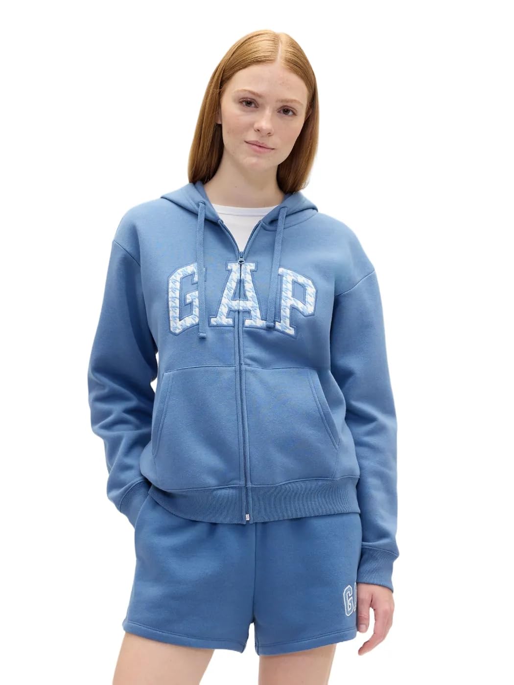GAP Women's Logo Hoodie Hooded Full Zip Sweatshirt
