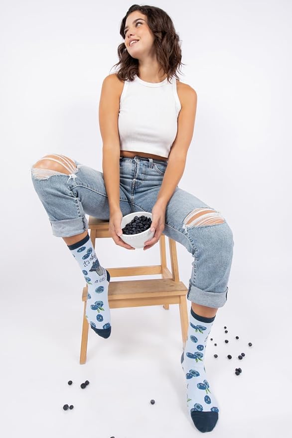Calcetines de Algodón para Mujer con Diseño de Comida miniatura 2
