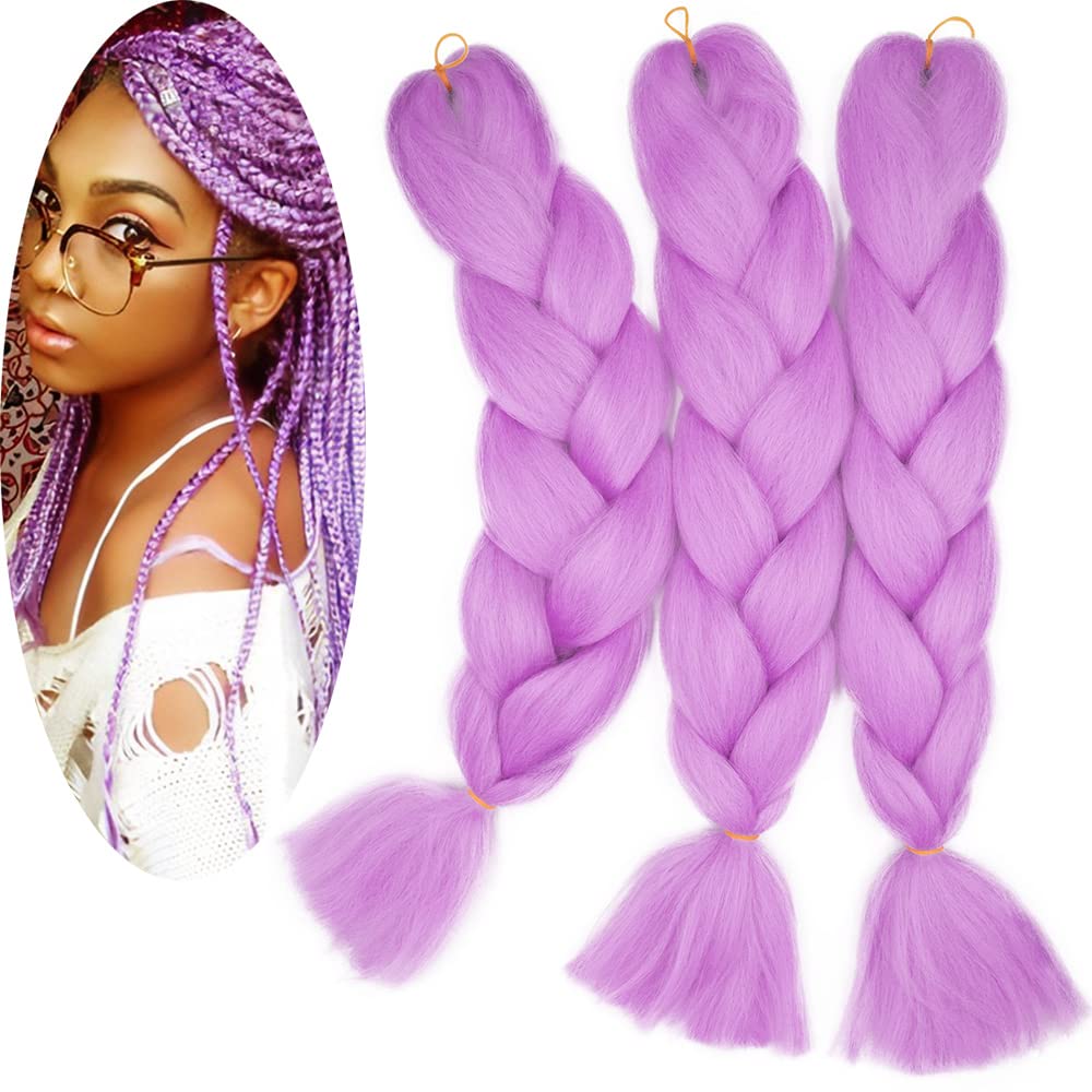 24inch Jumbo Braids Hair Extensions Ombre Braiding Hair Synthetic 3Pieces/lot Crochet Twist High Temperature African Box Braids, Sapphire Blue — view 112
