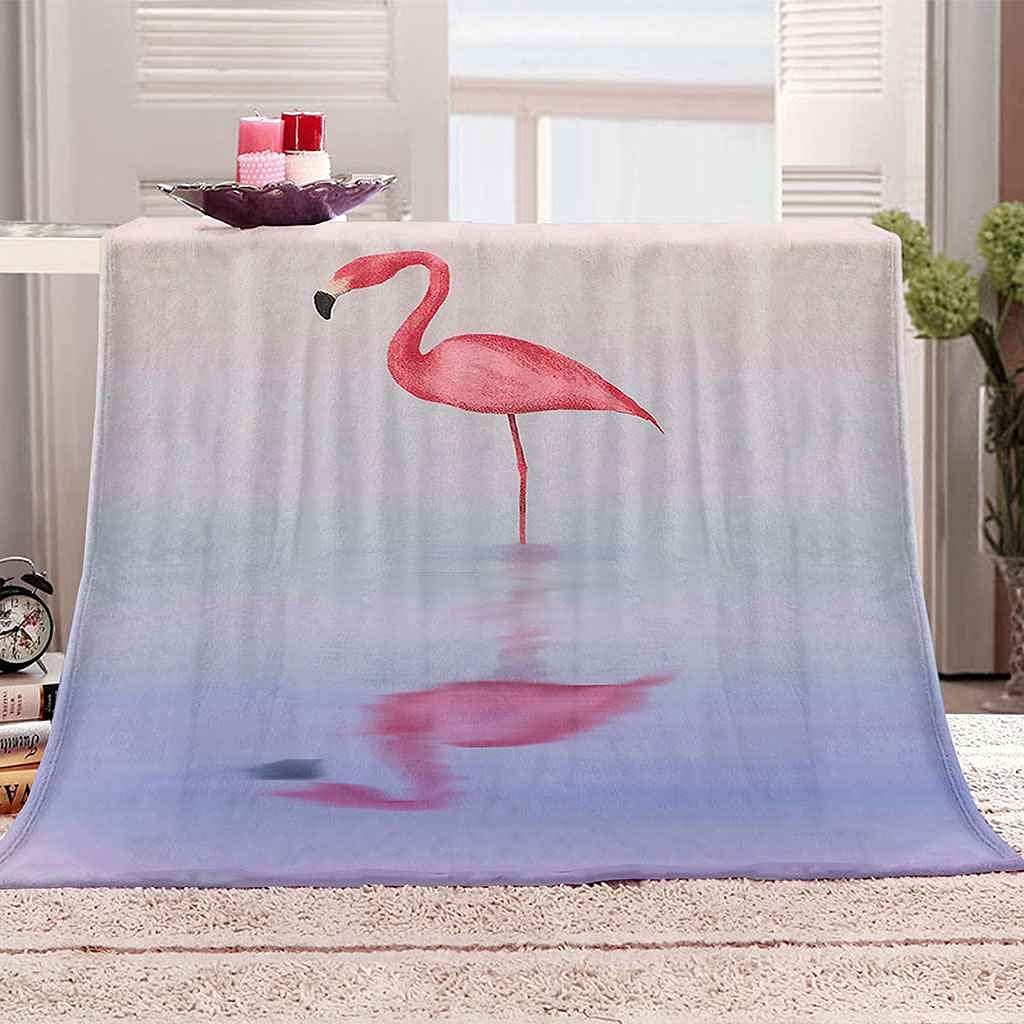 Couverture microfbre douce flanelle 150x200cm thermique toutes saisons
