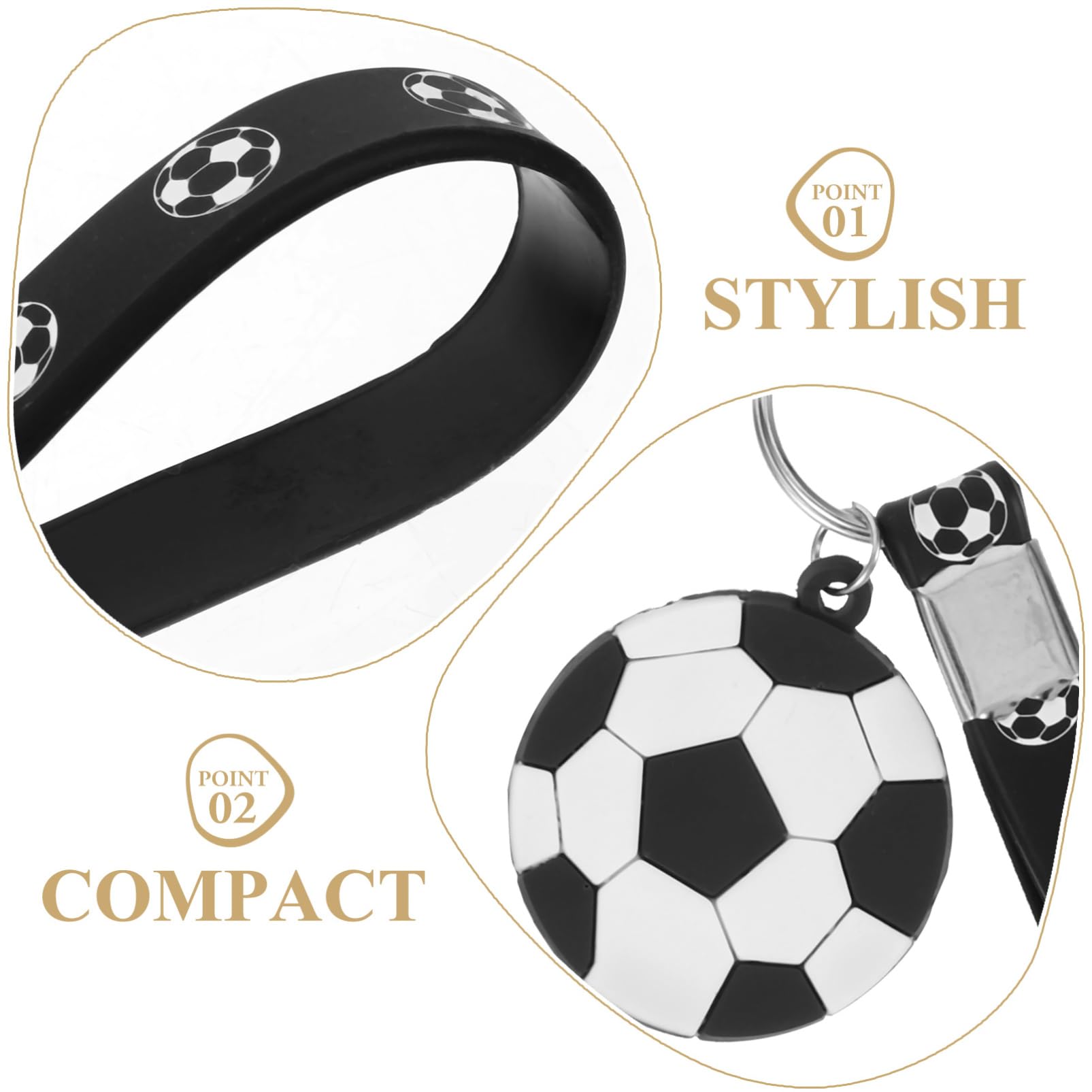 TOYANDONA Fußball Schlüsselanhänger Fußball Partygeschenke Jungen Sportball Schlüsselring Funky Soccer Schlüsselring Mädchen Echter Cartoon Geburtstag Blauer Fußball