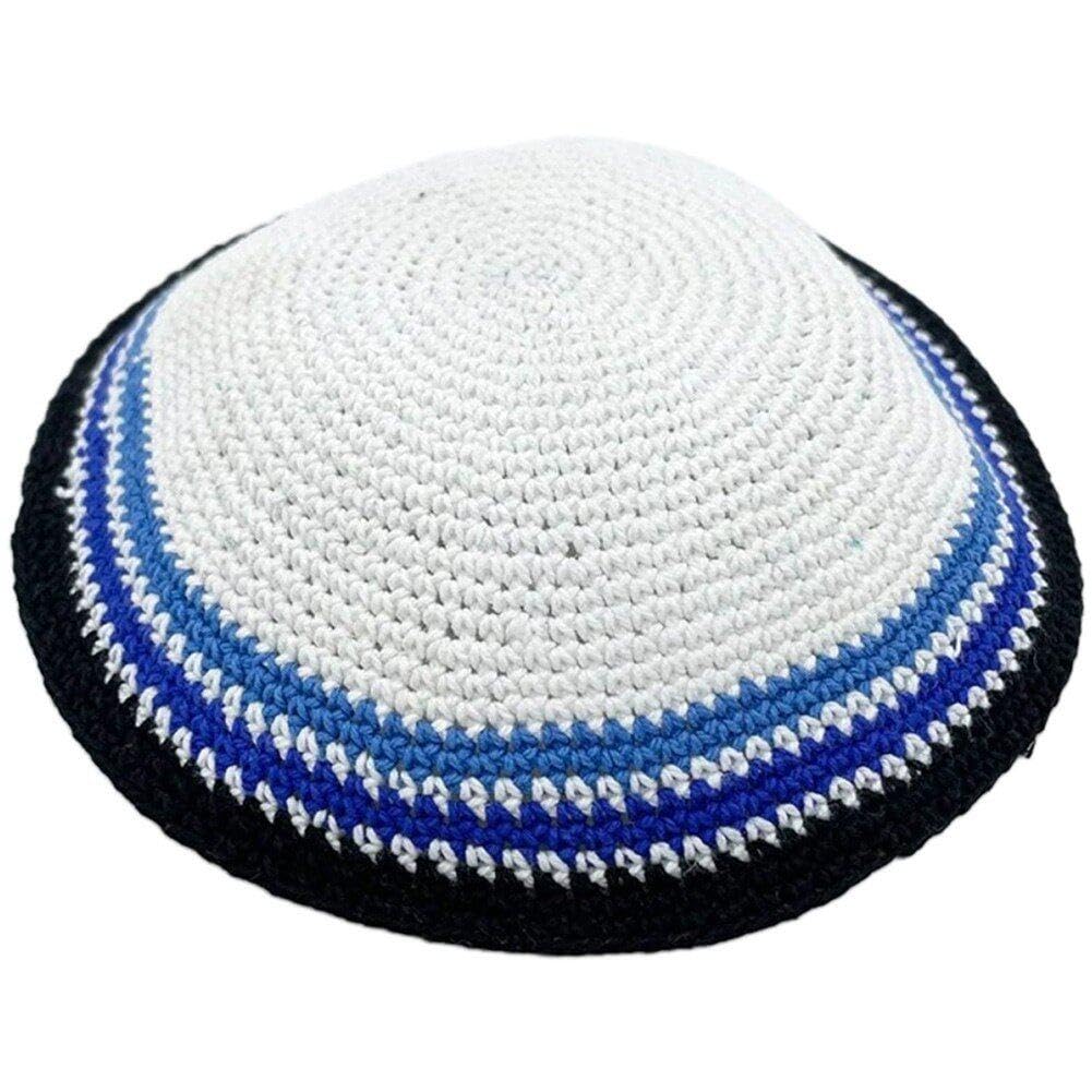 Danlai Cotton Kippah Yarmulke Handmade Knitted Kippah Judaica Kippah Skullcap Beanie for Men Yamaka Hat Jewish Hats
