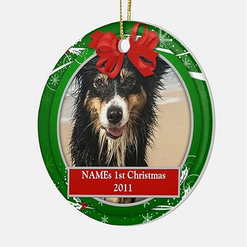 Vista 2 de Adorno de Navidad personalizado, adorno para el hogar nuevo 2022, primer adorno de Navidad para bebé, regalos de matrimonio, regalos de boda