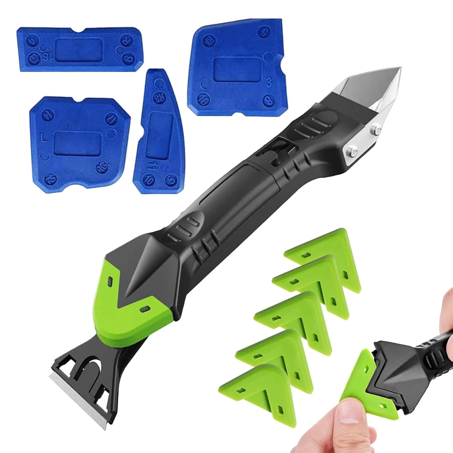 10 PCS Silicone Remover Tool, 4 Replace Silicone, Grout Sealant Remover ...