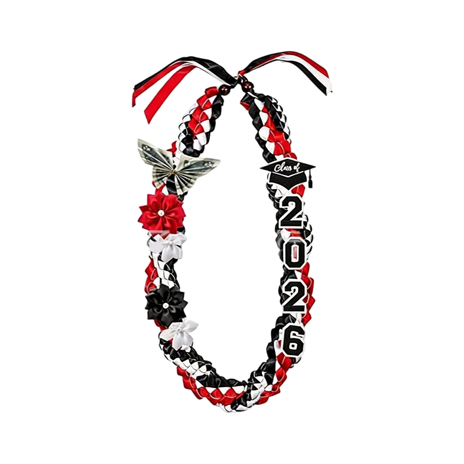 Academic Regalia Tassels Cord for 2026 Graduates Valedictorian Colors Double Streamers Design Polyester Academic Regalia Tassels Cord