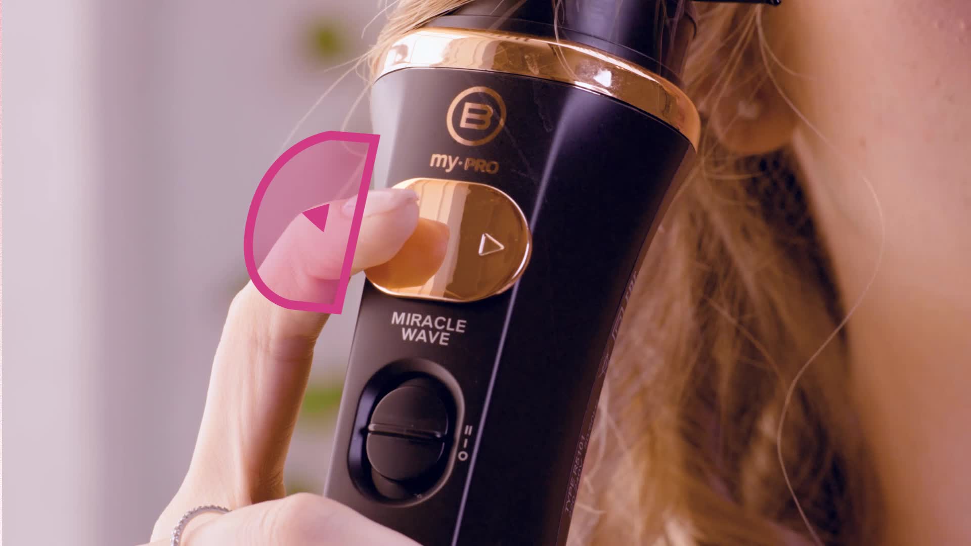 Imetec Bellissima My Pro Miracle Wave GH19 1100 - Cepillo de aire moldeador,  crea ondas suaves y naturales con un calor que respeta el cabello, rotación  automática : Amazon.es: Belleza