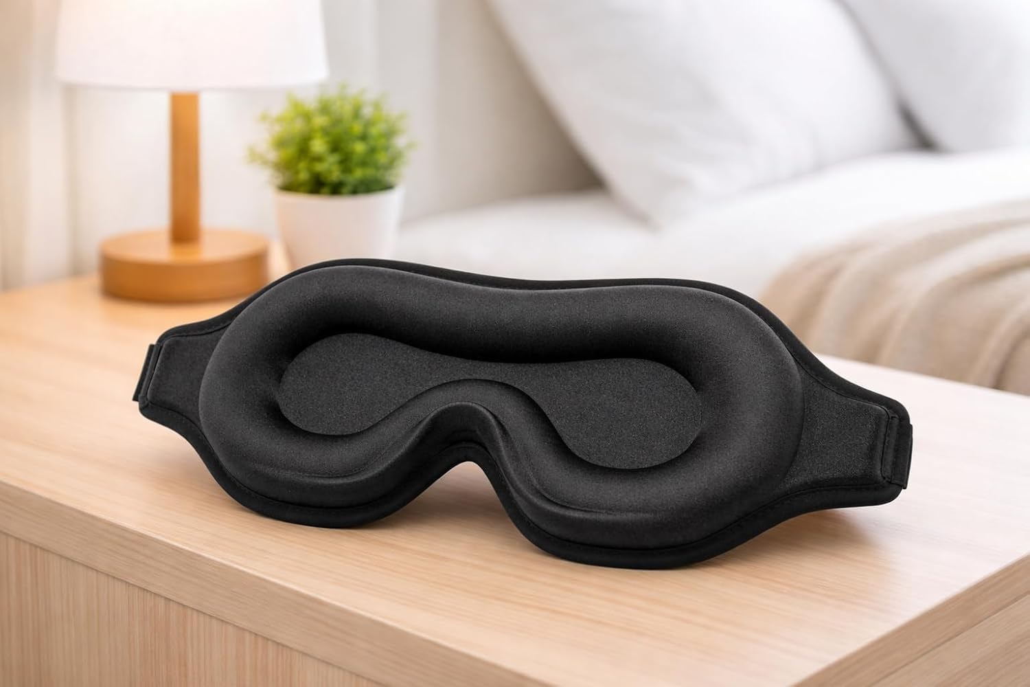 3D Memory foam Sleeping Mask For Men Women Sleep Mask Blind Fold Eye Cover Pad For Travel | Night eye band eyemask patch Complete Blackout Sleeping Eye Mask | Eye Mask For Sleeping men-image-40