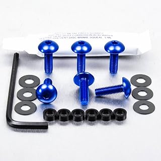 Pro-Bolt FYA351 - Juego de tornillos para disfraz de aluminio para Yamaha TDM 850, color azul