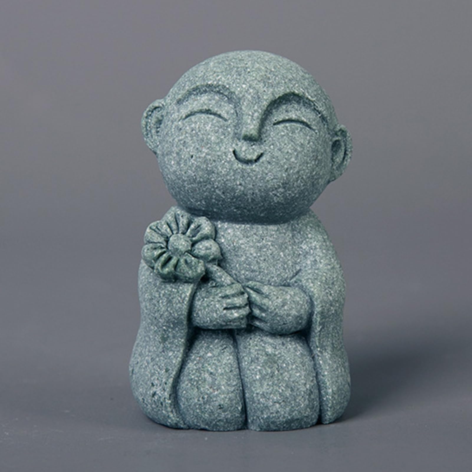 Figurines de Bouddha en Pierre pour Jardin, Sculpture Bouddhiste Spirituelle