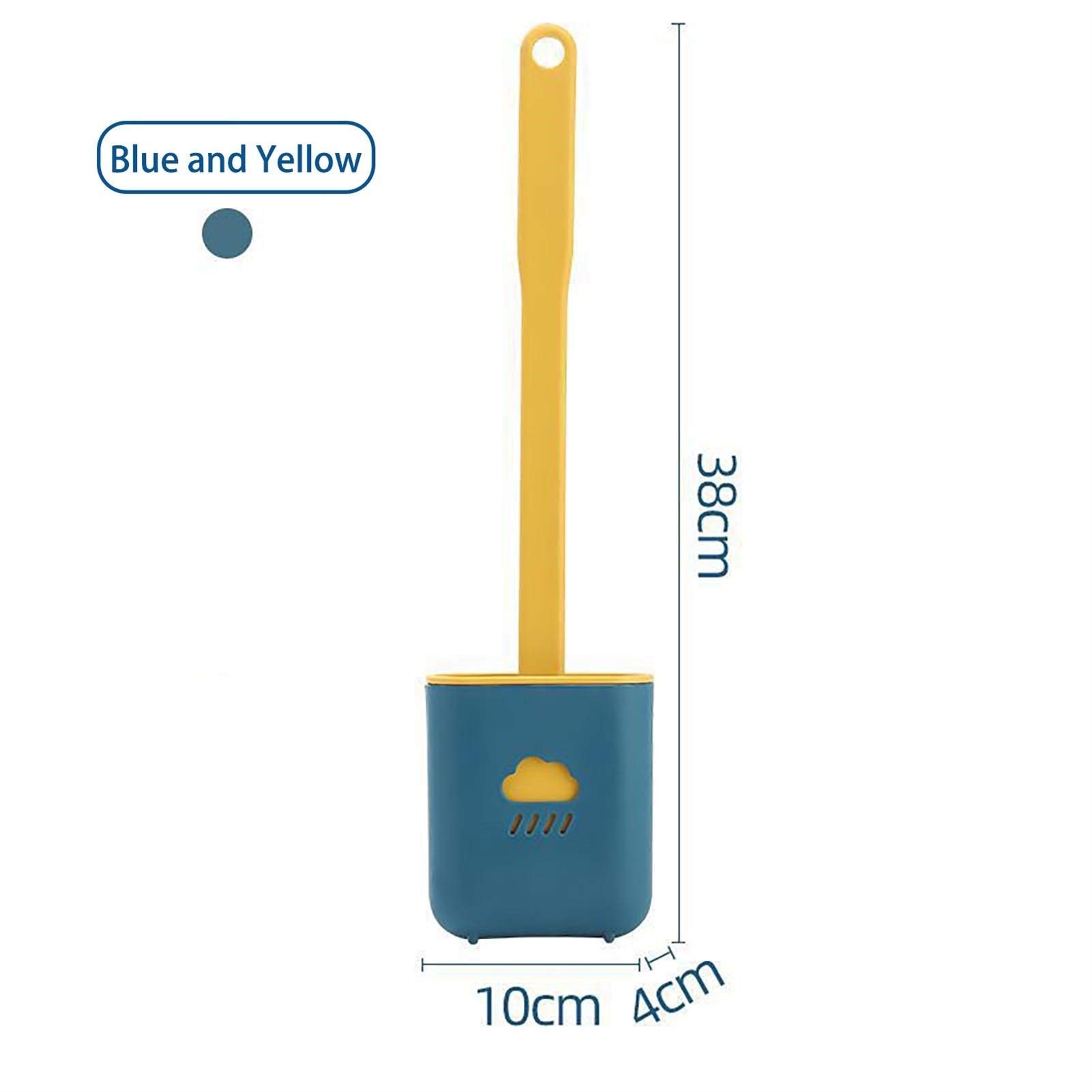 Silikonowa szczotka toaletowa z uchwytem na szczotkę toaletową elastyczna szczotka toaletowa zestaw szczotek do czyszczenia akcesoria Wc, a