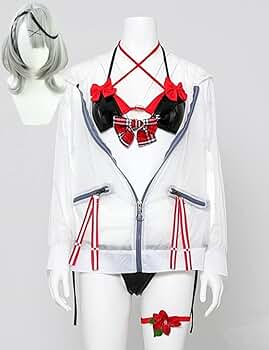 Amazon.co.jp: バーチャルYouTuber 沙花叉クロヱ 水着 コスプレ