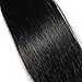 20 Inch Tape in Hair Extensions Remy Human Hair #01 Jet Black Long Straight Hair Seamless Skin Weft Invisible Double Sided Tape 20pc/pack 30g +10 Free Tape Bonds
