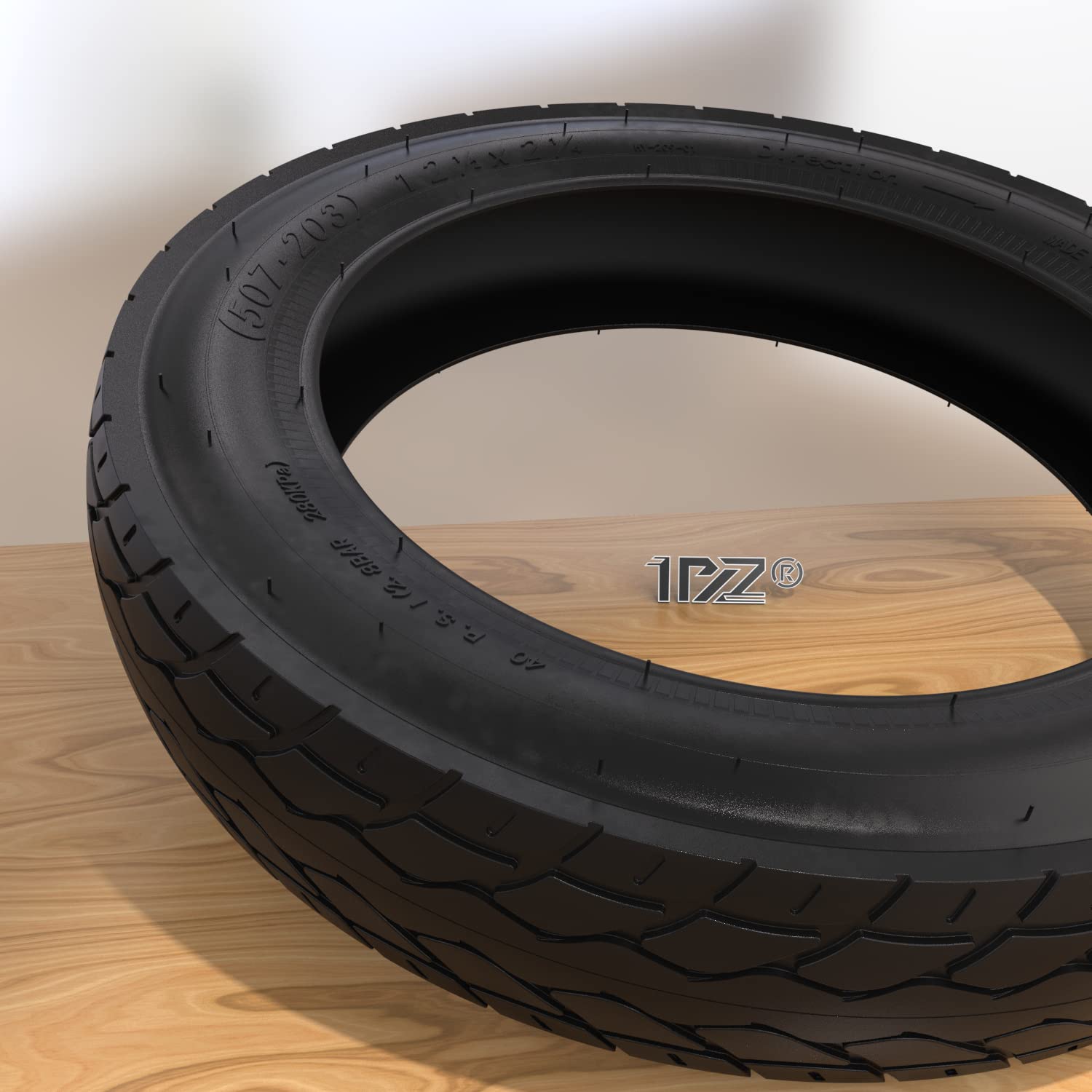 1PZ W12-TX2 New Upgrade 2 Set of 12-1/2"x2-1/4" (12.5 x 2.25) Scooter Tire & Inner Tube for Pocket Mod Bella Betty Bistro Daisy Hannah Sweet Pea Currie Schwinn GT IZIP eZip Gas Electric Balance Bike