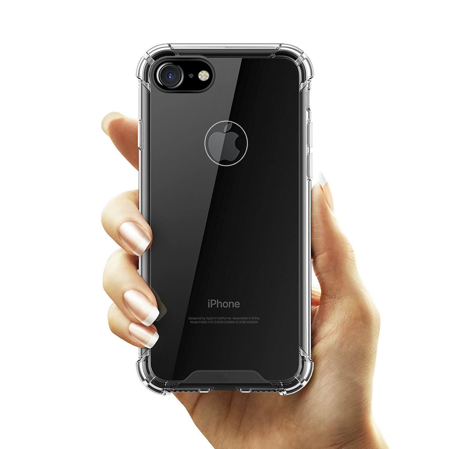 E-COSMOS Back Cover for Apple iPhone 6 (TPU+Plastic_Transparent) (B085ZGK7WZ) Amazon Price History, Amazon Price Tracker
