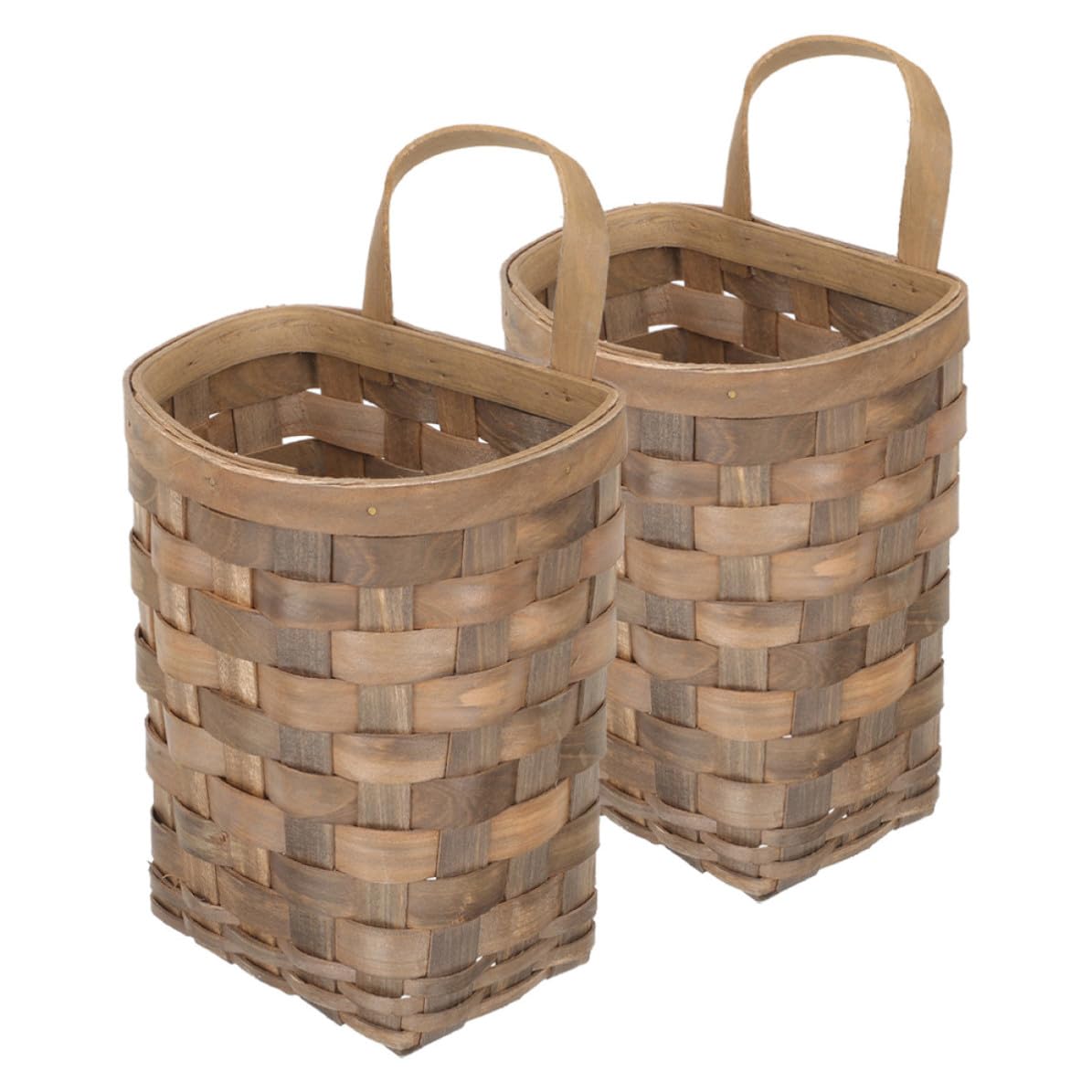 Cesta colgante de madera Toyvian para organizar maquillaje y eliminar el desorden
