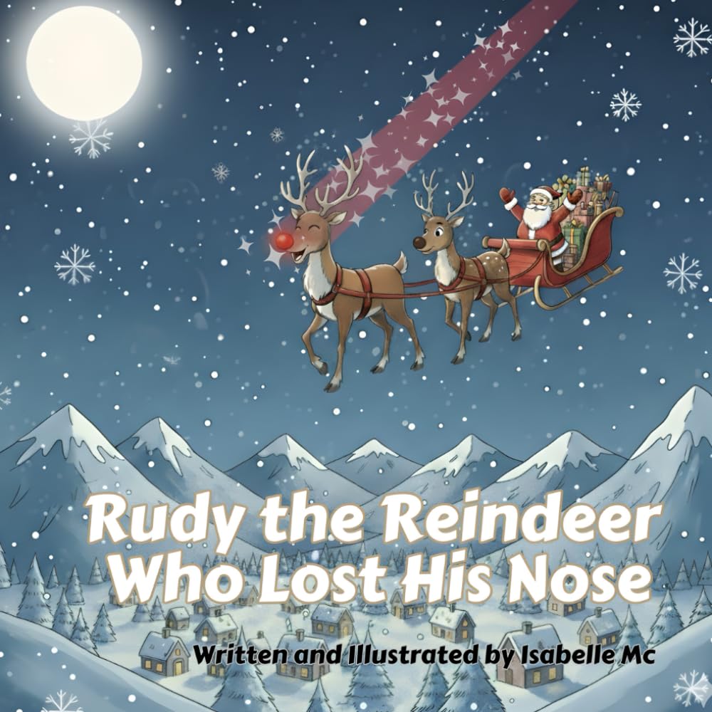 Rudy the Reindeer Who Lost His Nose: A Festive Reindeer Adventure for Children Ages 3–7