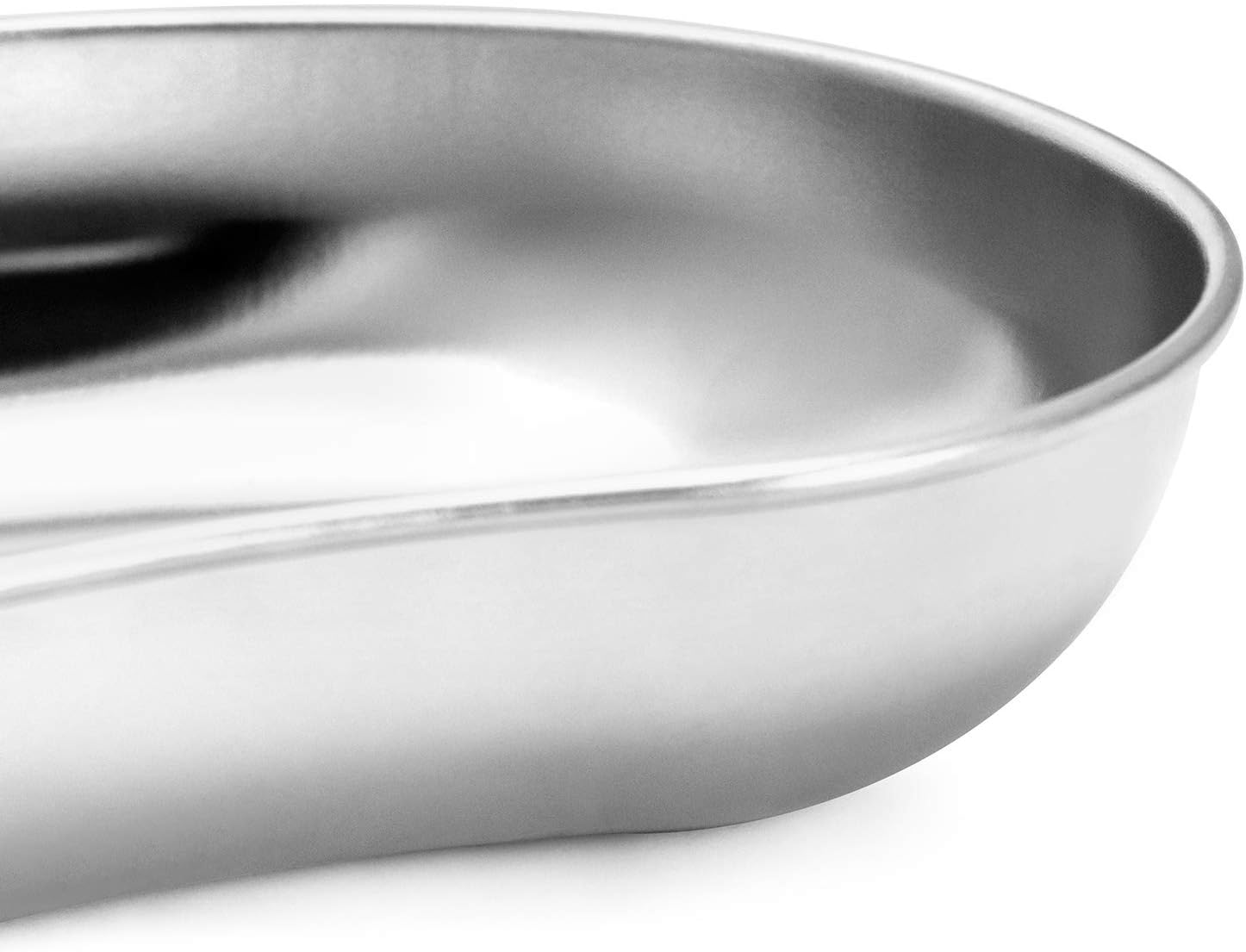 QWORK 2Pcs 8" Stainless Steel Lab Instruments Trays, Reusable Metal Utility Tray for Supplies/Tools